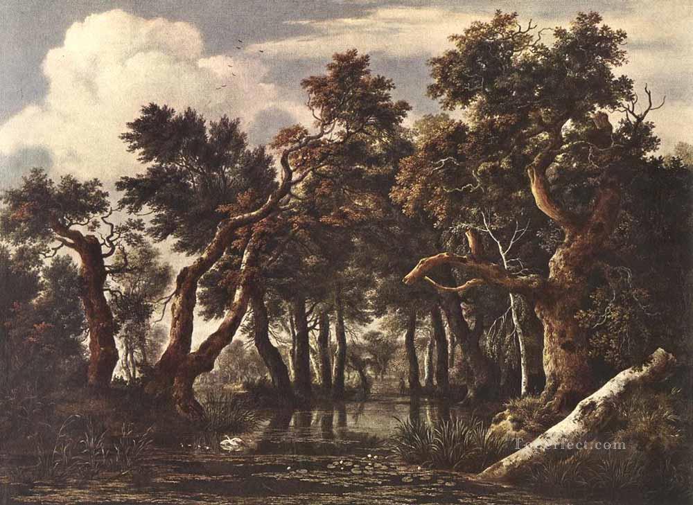 The Marsh In A Forest Jacob Isaakszoon van Ruisdael Oil Paintings